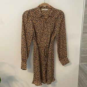 A&F leopard print dress